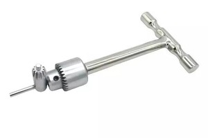 High Quality <b>Stainless</b> <b>Steel</b> Orthopedic Steinmann <b>Pin</b> Introducer With Chuck & Key Orthopedic & Surgical Instrument - Product Image 6