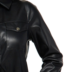 Camisa de Poliéster para Mujer, Diseño Moderno 2025, Manga Larga, Estilo Formal de Invierno, Cierre de Botones, Corte Holgado, Nueva y Popular de Diseñador - Product Image 6