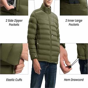 Blouson matelassé tendance pour homme, veste épaisse à capuche, blouson d'hiver personnalisé, blouson matelassé brillant pour homme, téléchargé par Dress Sports - Product Image 6
