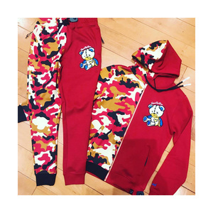 Conjunto Deportivo de Invierno con Capucha para Hombre, Personalizado con Logotipo, de Algodón, Informal, Transpirable, Cómodo, con Cordón Ajustable - Product Image 1