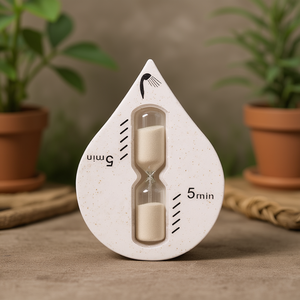 Clessidra Ecologica in Fibra di Grano Drykes, Realizzata con Materiale Naturale, Gadget Unico - Product Image 3