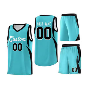 Nuevo Diseño de Uniforme de Baloncesto al por Mayor, Logotipo Personalizado e Impresión por Sublimación, Camiseta y Pantalones Cortos - Product Image 5