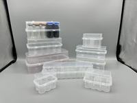 Boîte de rangement en plastique LDPE stérile de 3 ml, 4 pièces, en matériaux recyclés, couleur personnalisée, impression sérigraphique pour boîte - Vente en gros