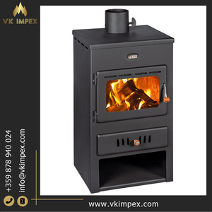 Estufa de chimeneas de leña de estilo independiente de alta eficiencia de diseño único para hoteles y villas al mejor precio competitivo - Product Image 3