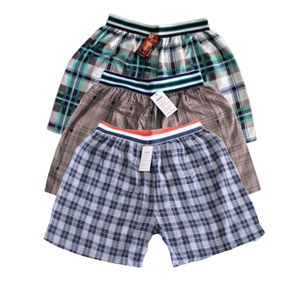 Calzoncillos bóxer para hombre Vinh Hung del fabricante original, ropa interior corta de alta calidad, buena absorción, tela personalizada de Color sólido - Product Image 1