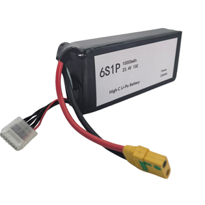 고용량 6S 23.4V 리포 배터리 <span class=keywords><strong>10000mAh</strong></span> 10C FPV UAV 드론용 리튬 폴리머 팩 - Product Image 2