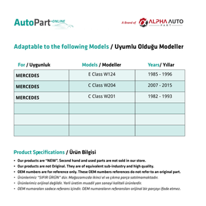 Perilla de engranaje de coche con botón de ventilación de aire acondicionado de 2 piezas para Mercedes 190 190E 190D W201 - Product Image 2