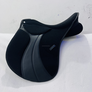 Sillín de salto de piel sintética para todas las estaciones al por mayor para montar a caballo personalizado negro o marrón personalizable para todas las estaciones - Product Image 1