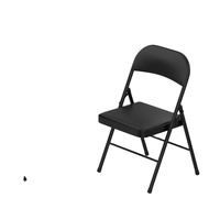 Chaise pliante en résine plastique blanche robuste, résistante aux UV, pour mariage en plein air, chaise de banquet moderne pliable pour jardin, hôtel