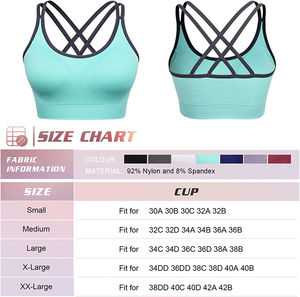 Top qualité 2024 nouveauté femmes sans couture côtes Gym vêtements de sport réversible Fitness vêtements Offre Spéciale Fitness Yoga Tennis soutien-gorge - Product Image 6