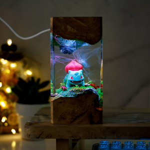 Lámpara Gundam, Lámpara de Resina Epoxi, Lámpara de Resina Epoxi Personalizada, Lámpara de Arte de Madera y Resina, Luz Nocturna Personalizada, Regalo Hecho a Mano, Regalo de Navidad - Product Image 3