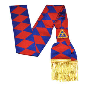 Vente en gros à prix réduit, écharpe maçonnique faite à la main, écharpe tactique, broderie à la main personnalisée, écharpes maçonniques - Product Image 6