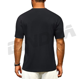 T-shirt de sport pour homme à manches courtes, séchage rapide, coupe classique, respirant, pour l'entraînement en salle et en extérieur, été - Product Image 4