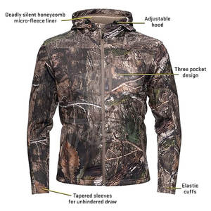 Veste de chasse extérieure respirante en Cordura pour hommes et femmes, vêtements d'hiver coupe-vent et imperméables, à vendre - Product Image 4