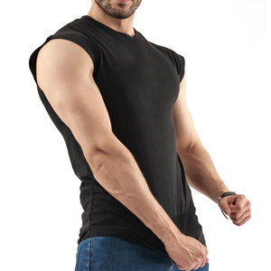 Camisetas sin mangas para hombre de talla grande y ajuste personalizado, suministro de fábrica al por mayor, camisetas sin mangas de punto de tela suave transpirable para gimnasio, sublimación - Product Image 2