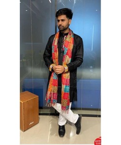 El último indio AchkanBandhgalaSherwaniKurta para hombres con pijama en tela Khadi de invierno de pollo corto y diseño elegante - Product Image 6