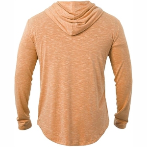 Sudadera con capucha para hombre, informal, de manga larga, corte ajustado, color heather, con diseño y talla personalizados. - Product Image 2