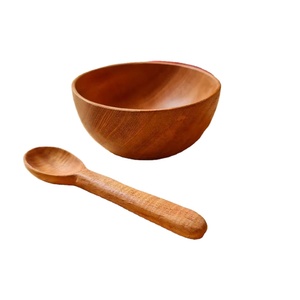 Vendedor caliente tazón para mezclar al por mayor de alta calidad tazón de masa de madera comida sopa fideos pasta tazón para servir para el hogar hotel y restaurante - Product Image 1