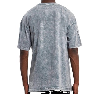 เสื้อยืดโอเวอร์ไซส์ผู้ชาย ผ้าเจอร์ซีย์คอตตอน 100% แขนสั้น ทรงดรอปไหล่ ปักลาย 3 มิติ สไตล์สตรีท ผ้าหนา รับสั่งทำ - Product Image 2