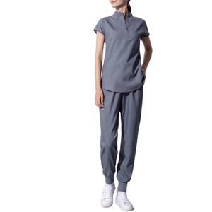 Uniforme d'esthéticienne, uniforme de soins aux animaux, ensemble décontracté pour femmes, nouveau modèle slim, tenue de travail pour infirmières, pharmacie, laboratoire, combinaison de travail BY BS 2026 - Product Image 1