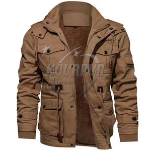 Chaqueta Bomber elegante de cuero Vintage para hombre 100% Pure Outerwear con diseño elegante disponible en todos los tamaños-ODM Supply - Product Image 3