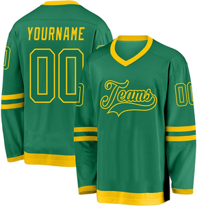 Uniforme de hockey sobre hielo personalizado para hombre 100% poliéster transpirable secado rápido jersey de hockey sobre hielo para hombre 2025 - Product Image 3