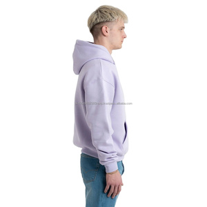 Sudaderas con Capucha para Hombre, Tallas Grandes, Alta Calidad, 100% Algodón, Gruesas, con Cordón, Logotipo Bordado en 3D, OEM, Forro Polar, Térmicas - Product Image 3