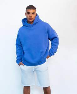 Sweat-shirt respirant en tricot lourd avec un t-shirt formel surdimensionné vintage pour homme en coton - Product Image 2