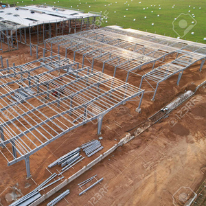 Atelier à structure en acier à poutres libres et à pignon haut, résistant aux tremblements de terre, pour <span class=keywords><strong>ligne</strong></span> de production d'assemblage de véhicules électriques - Product Image 4