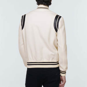 Chaqueta Universitaria Personalizable al por Mayor para Hombre, Chaqueta Varsity de Béisbol de Primera Calidad - Product Image 4