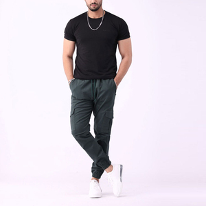 Pantalons cargo tendance à la vente chaude, nouveaux articles frais, design de poche, pantalons cargo taille haute, service OEM ODM personnalisé - Product Image 5