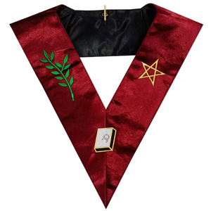 AASR BADGES DE SECRÉTAIRE 14E DEGRÉE-Perles brodées Personnalisables à coudre de luxe - Product Image 6