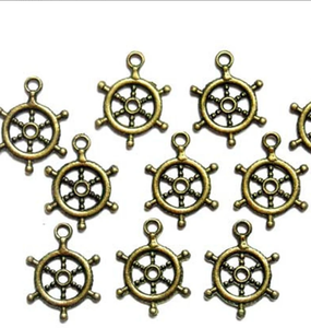 Trendy Antique Bronze Nautical <b>Ship</b> <b>Wheel</b> Charms <b>Ship</b> <b>Wheels</b> High Quality Best Nautical <b>Ship</b> <b>Wheel</b> Handmade Decor - Product Image 1