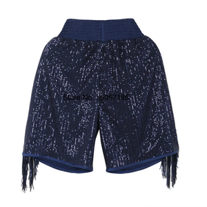 กางเกงมวยไทยแต่งเลื่อมเก๋ไก๋ กางเกงชกมวยสั่งทำได้ สำหรับผู้ชาย ผู้หญิง เด็ก  ชุดศิลปะการต่อสู้แบบกำหนดเอง กางเกง MMA คิกบ็อกซิ่ง - Product Image 3