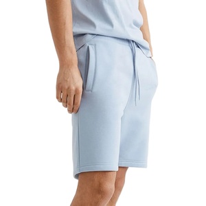 Custom 100% Cotton Canvas <b>Elastic</b> Waist <b>Men</b> Gym <b>Shorts</b> Wholesale Jersey Casual Outdoor Sports Sweat <b>Shorts</b> Solid - Product Image 4