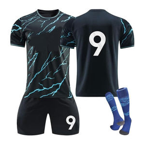 Conjunto de camisetas de fútbol de poliéster de secado rápido al por mayor, conjuntos de uniformes de fútbol de diseño personalizado, kit completo de fútbol, ropa deportiva, uniforme de fútbol - Product Image 1