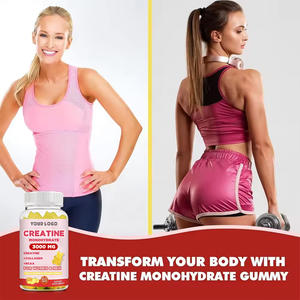 Integratore Sportivo per Palestra, Creatina Monoidrato Micronizzata in Gommose con Collagene e BCAA per la Crescita Muscolare e il Supporto della Forza - Product Image 3