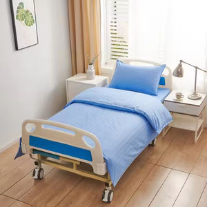 Ensemble de draps de lit médicaux de qualité institutionnelle 100% polyester |   Literie d'hôpital robuste |   Clinique de soins infirmiers antibactérienne - Product Image 5