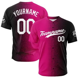 2025 secado rápido transpirable béisbol Softball desgaste botón Arriba béisbol Jersey niños para camisas Unisex - Product Image 4