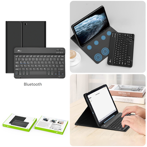 Bàn Phím Tây Ban Nha Bluetooth 10 "Bàn Phím Scissor Mechanic <span class=keywords><strong>Mini</strong></span> Máy Tính Xách Tay Bàn Phím Không Dây Với Tiếng Anh Tiếng Pháp Ngôn Ngữ - Product Image 3