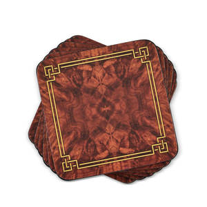 Luxury Wooden Walnut Coasters With Round <b>Edges</b> Customize Printed Design Best Durable and Eco Friendly for Table Decor India 2025 - Product Image 4