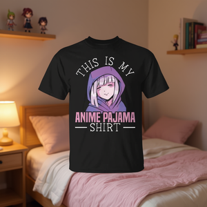 Camiseta de Pijama de Anime, Camiseta Kawaii de Chica Anime Otaku - Product Image 3