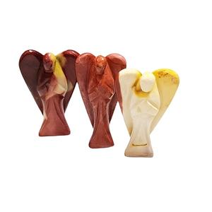 หินโมราอัญมณีขนาด3นิ้วรูปปั้นนางฟ้าจากอินเดีย - Product Image 1