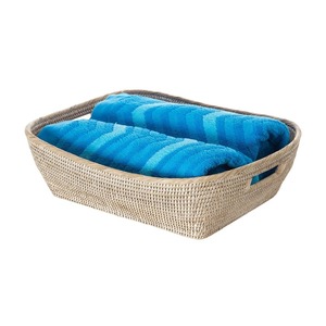 Cesta de Almacenamiento Moderna de Ratán Artex Green Earth con Laterales Acampanados, Hecha a Mano, Ecológica, Multiusos, Fabricada en Hanoi, Vietnam - Product Image 5