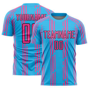 เสื้อฟุตบอลสั่งทำพิเศษ แห้งเร็ว ระบายอากาศได้ดี น้ำหนักเบา ซับเหงื่อ 100% โพลีเอสเตอร์ พิมพ์ลายแบบซับลิเมชั่น สำหรับทุกเพศ ทุกวัย เหมาะสำหรับสโมสรและโรงเรียน - Product Image 4