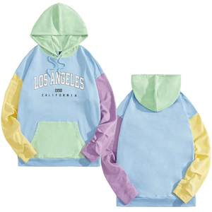 Sudaderas con capucha para hombre de último diseño Fabricante de ropa personalizada Tops casuales Jersey Sudaderas con capucha de lana colorida para hombre - Product Image 3
