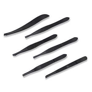 Customized Different Designs Anti-static Brow Tweezers Slanted Head Hair <b>Removal</b> Wholesale High Quality Portable Eyebrows <b>Tools</b> - Product Image 3