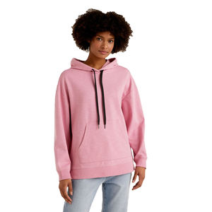 Sweats à capuche décontractés en coton polaire pour femmes Streetwear pas cher prix haute qualité pull surdimensionné sweat à capuche décontracté pour femme - Product Image 1