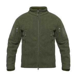 Chaqueta con capucha cálida personalizada Chaqueta de lana táctica para hombre Deporte al aire libre Senderismo Camping Abrigo con chaqueta con múltiples bolsillos para hombre - Product Image 4
