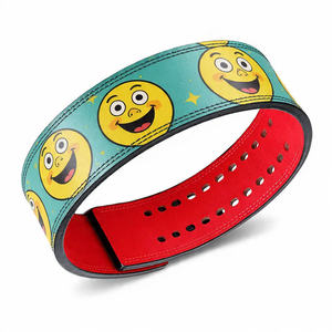 Ceinture de levage réglable en cuir véritable 13 mm, robuste et souple, pour l'entraînement de force et le soutien du dos - Product Image 3